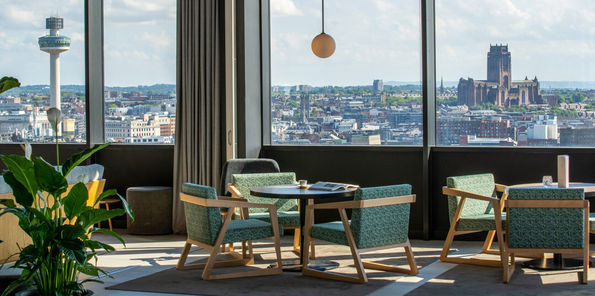 The bar lounge at Sky Bar and Sky Bar Terrace, Liverpool